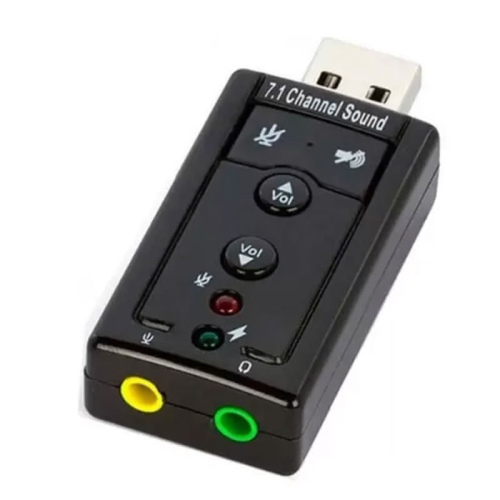 Adaptador USB 2.0 Placa de Som 7.1 Xtrad XT2028 Box