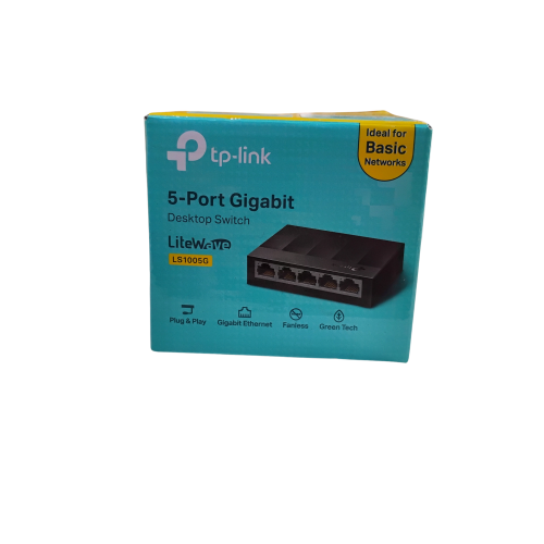 Switch Gigabit TP-Link LS1005G | 5 Portas 10/100/1000Mbps