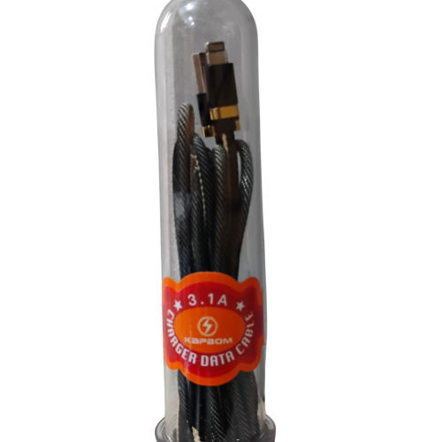 Cabo carregador USB 2M 3.1A KAPBOM (lightning)