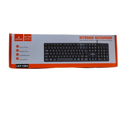Teclado Lehmox Ley-1584 | USB | Padrão ABNT2