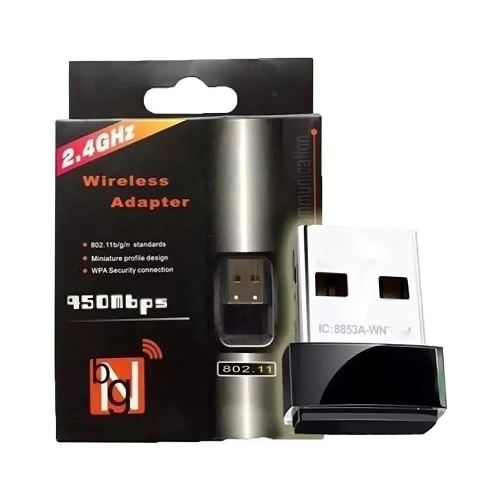 Adaptador USB 2.0 Wireless 150 Mbps GNRC LV-UW06 Box