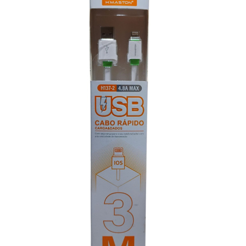 Cabo USB H'Maston para IOS (H137-2)