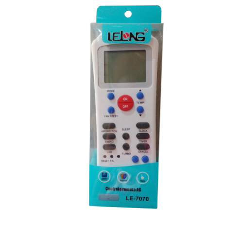 Controle Remoto Ar Condicionado LeLong LE-7070
