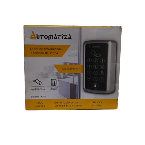 Controle de acesso DIGIPROX SA202 AUTOMATIZA (senha + proximidade)