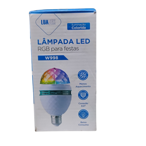 Lâmpada LED RBG para festas W998 LUATEK
