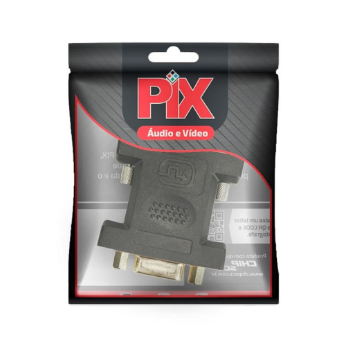 Adaptador DVI-I Macho para VGA Fêmea 003-0001 Pix Box